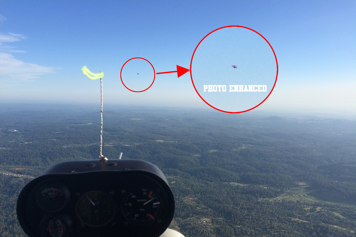 Avistamento do Avião